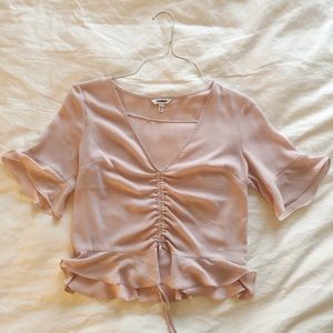 Express Pale Pink Crop Top